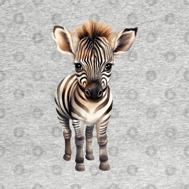 Baby Zebra by Chromatic Fusion Studio